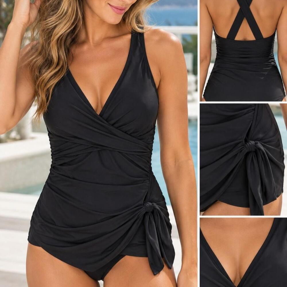 Hilot black one piece swimsuit